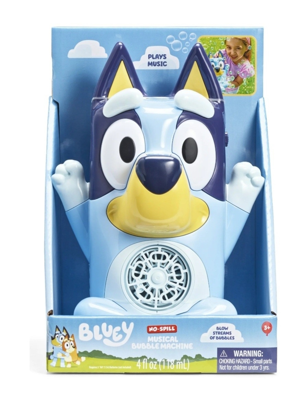Bluey Musical Bubble Machine